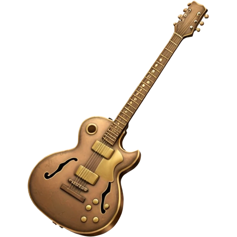 Guitar statue emoji