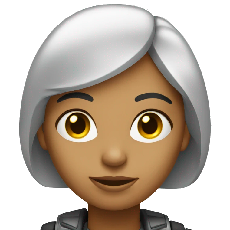 a women and ai bot emoji