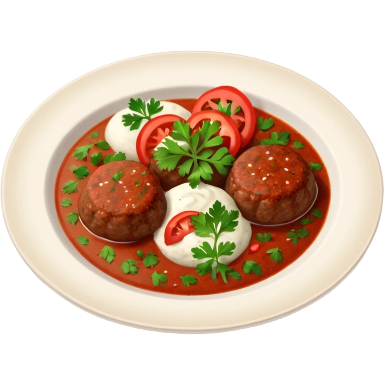 Çiğ köfte emoji