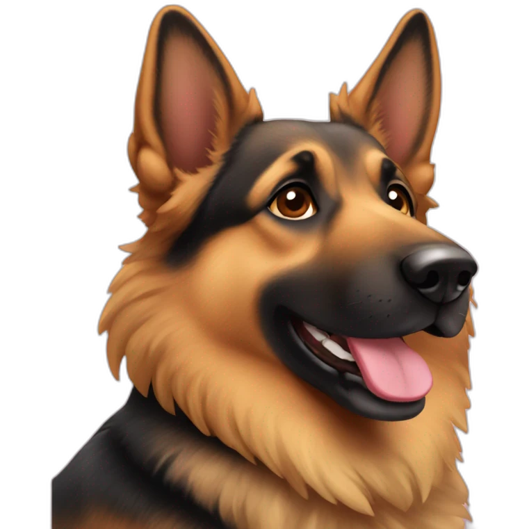 Berger allemand emoji