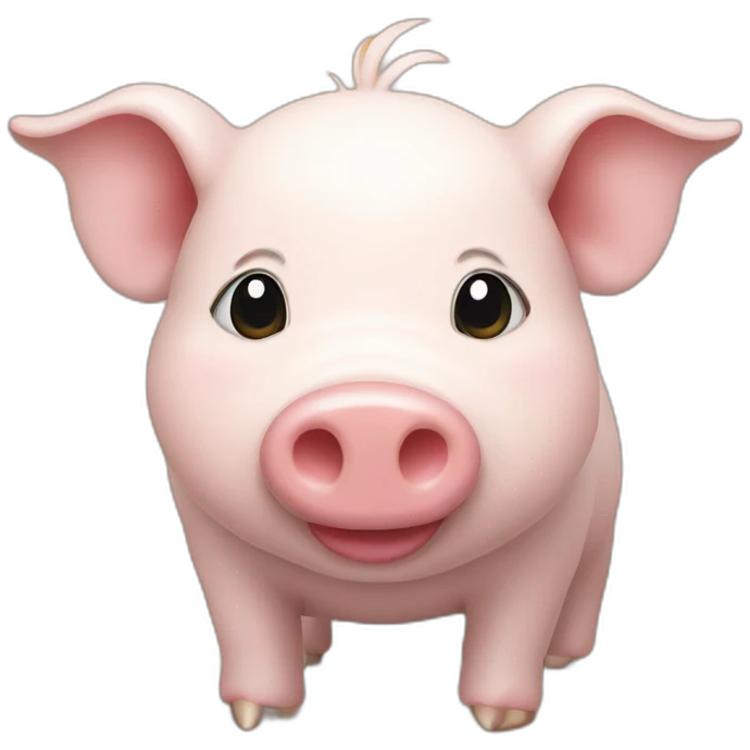 Un cochon emoji