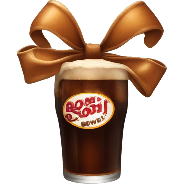 Root beer bow  emoji