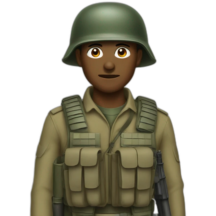 soldat algérien  emoji