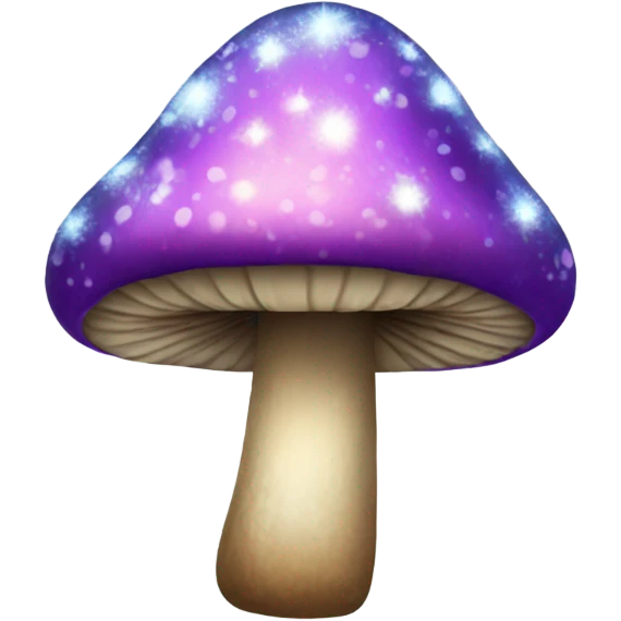 sparkly mushroom emoji