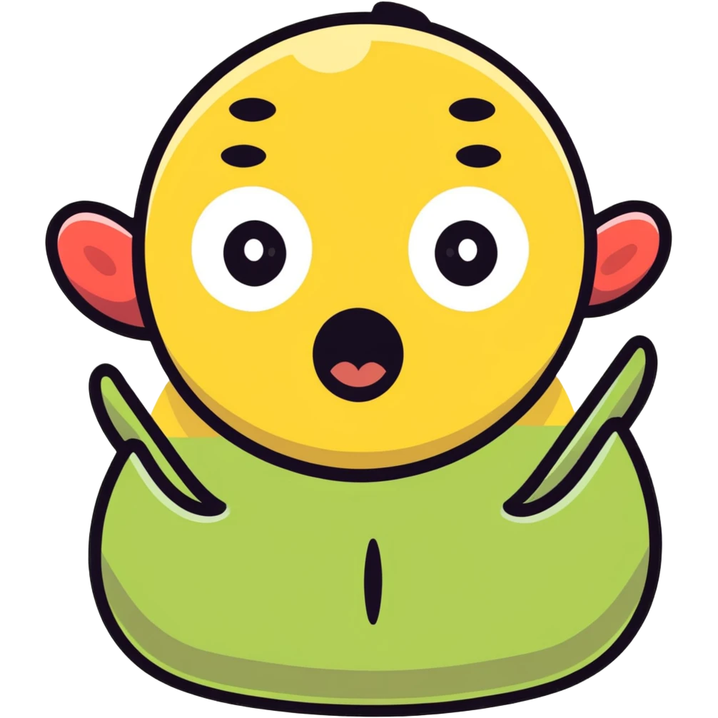 Surprised face with wide eyes and open mouth emoji