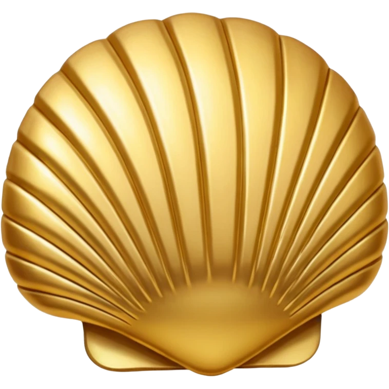 gold shell emoji
