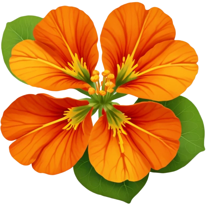 nasturtium flower emoji