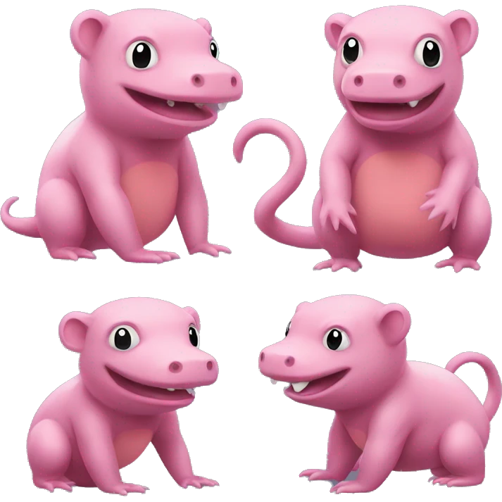 Pokémon Slowpoke emoji