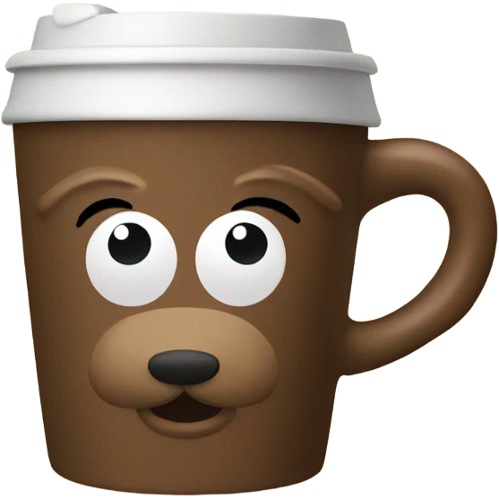 Moose coffee cup  emoji