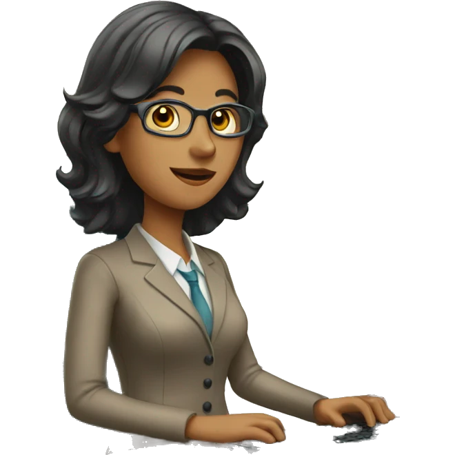 a secretary emoji