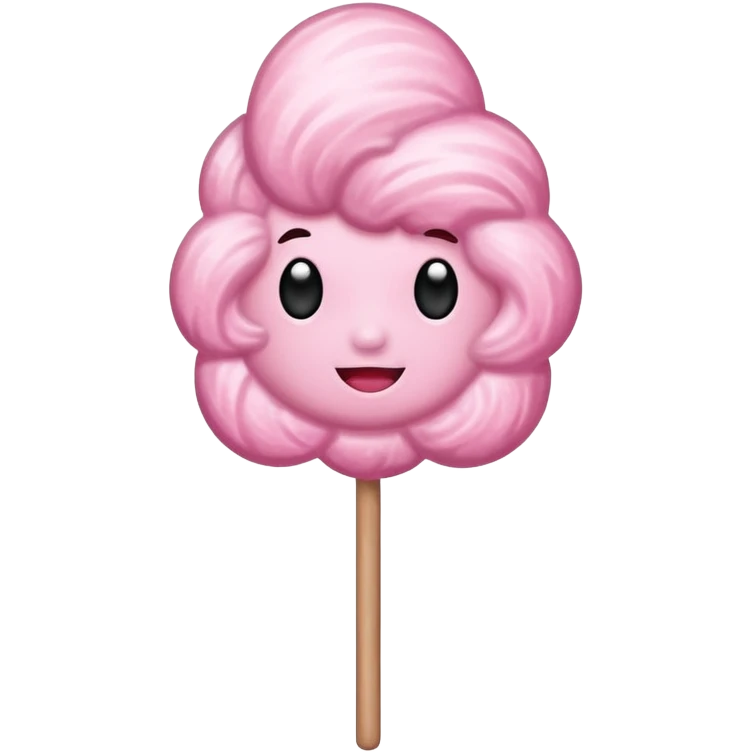cotton candy stick  emoji