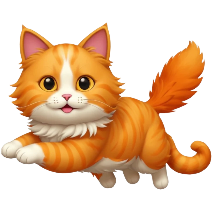Cat flying emoji