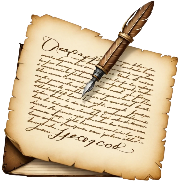 Letter with "Dear God" header and quill pen emoji