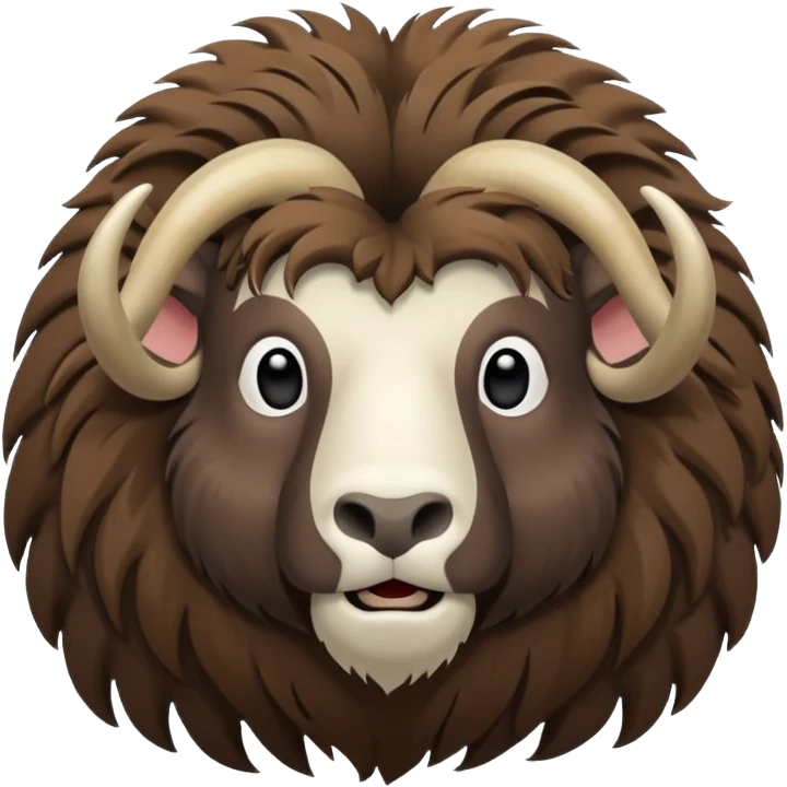 Muskox emoji