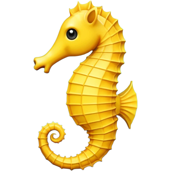 Yellow seahorse emoji lost media emoji