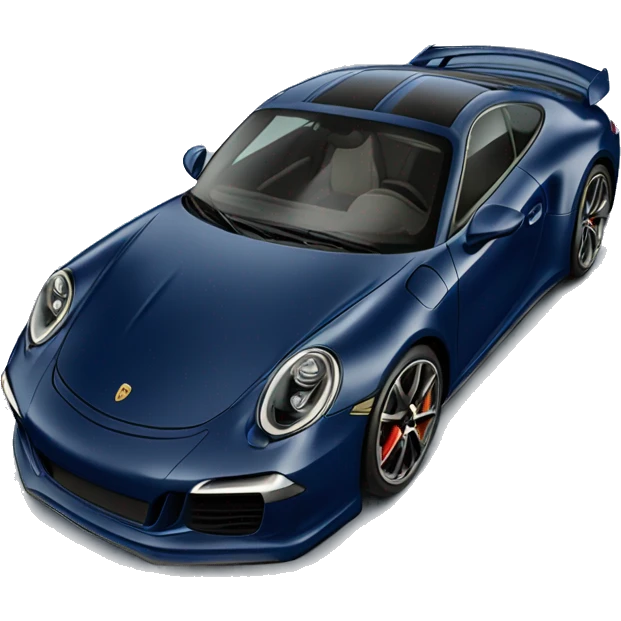 Navy blue porche 911 gts emoji