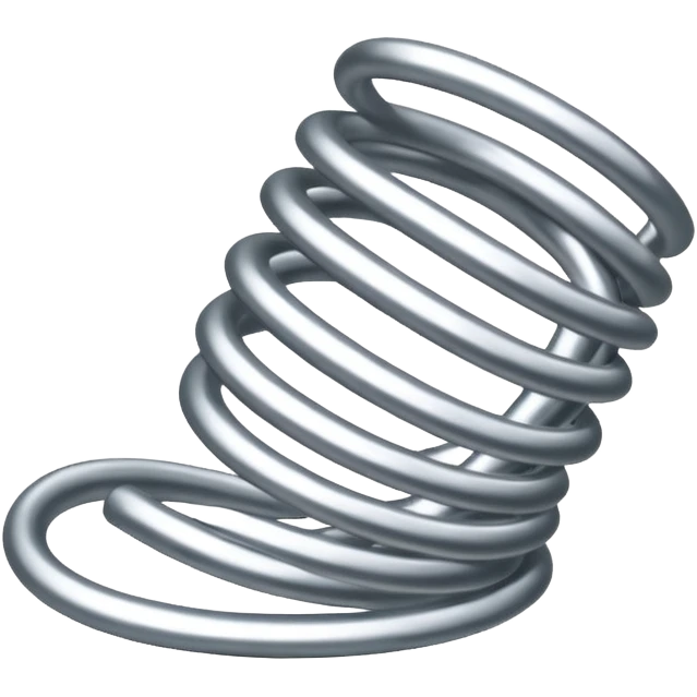 Bouncy slinky spring emoji