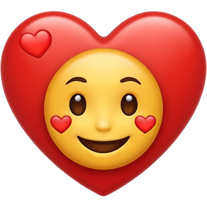 thank you emoji with a heart emoji