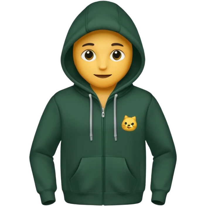 I like the third one that is plain and no person in it I just want a dark forest green plain on the front I want the hoodie no zippeer emoji