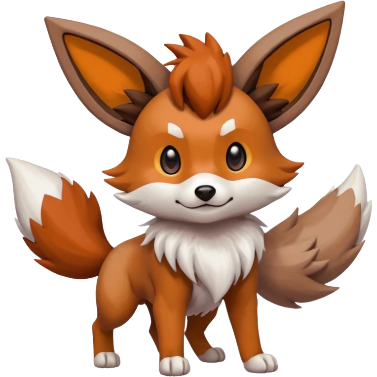 Lycanroc-Eevee-Pokémon-Fakémon-creature emoji