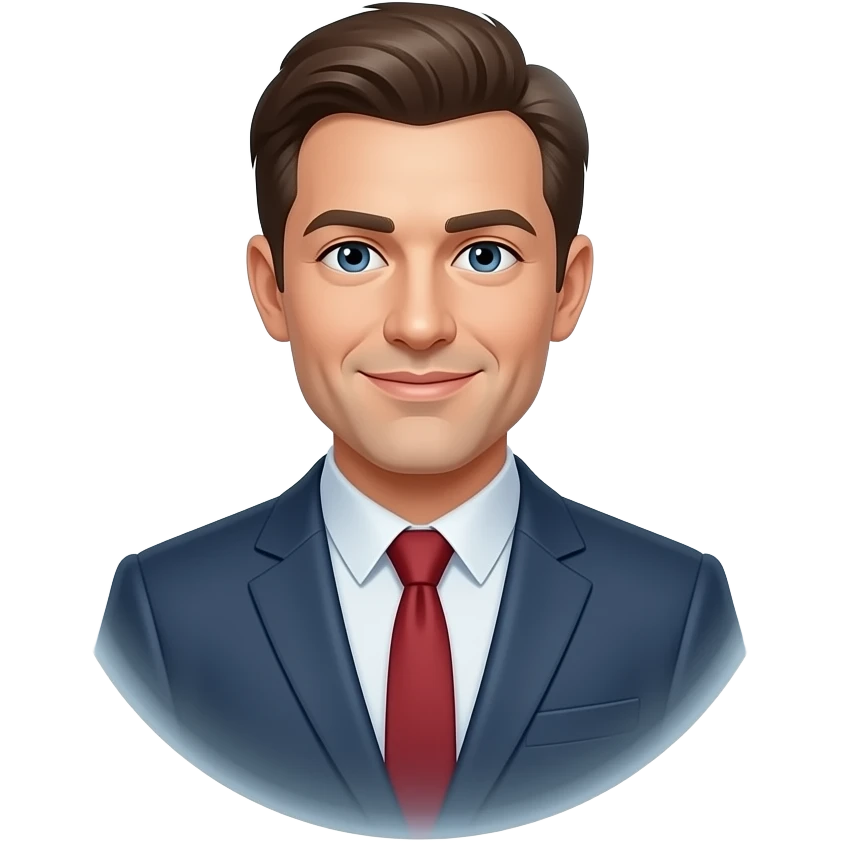 A man in a egg emoji