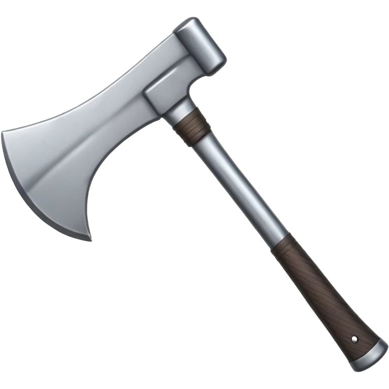 simple steel axe emoji