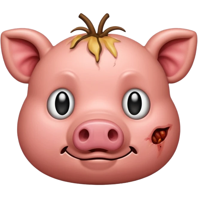 rotten pork meat emoji