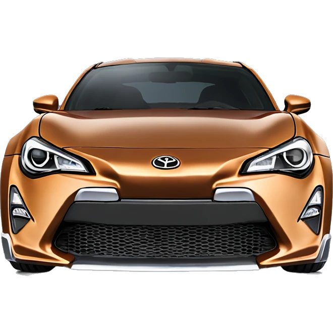 Chewbacca’s teeth grill Toyota 86 ,blueberry color,chrome wheels  emoji