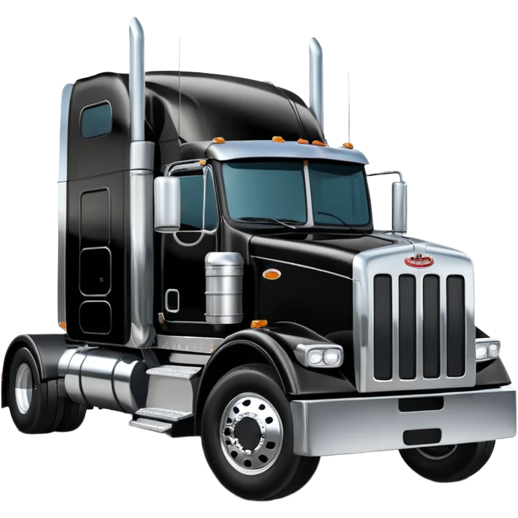 18 wheeler truck Peter belt  emoji