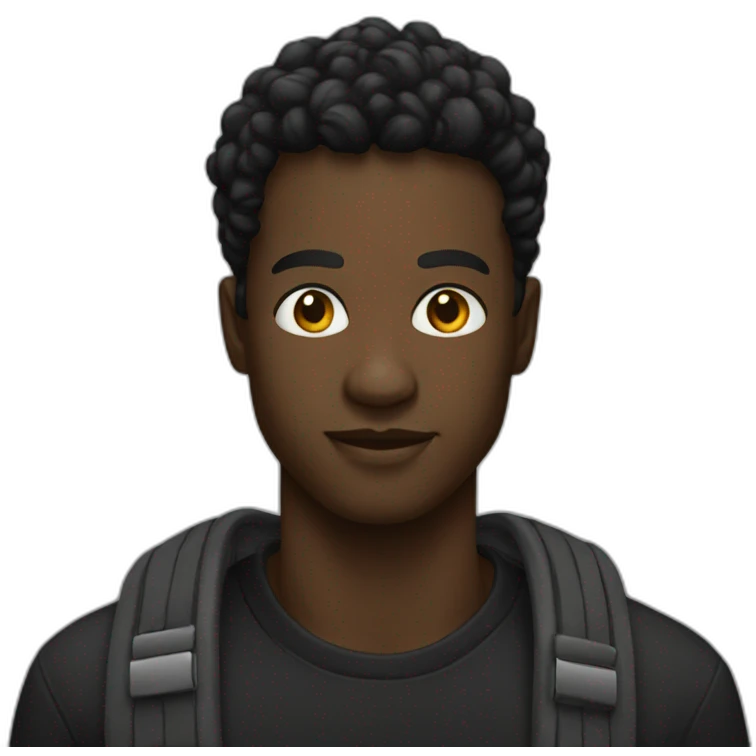 black m emoji