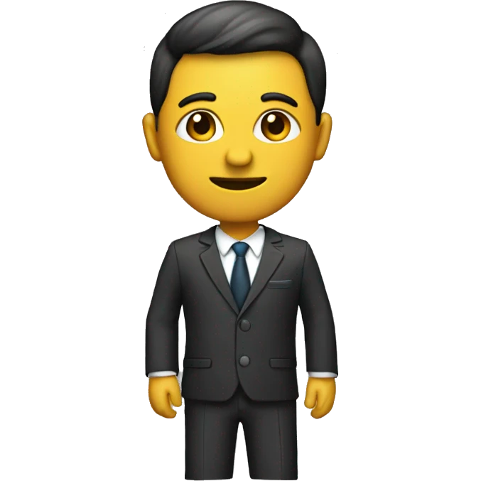 3 peice suit emoji