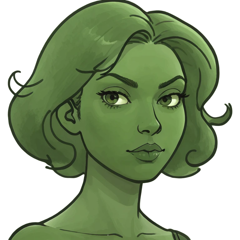Voluminous woman  emoji