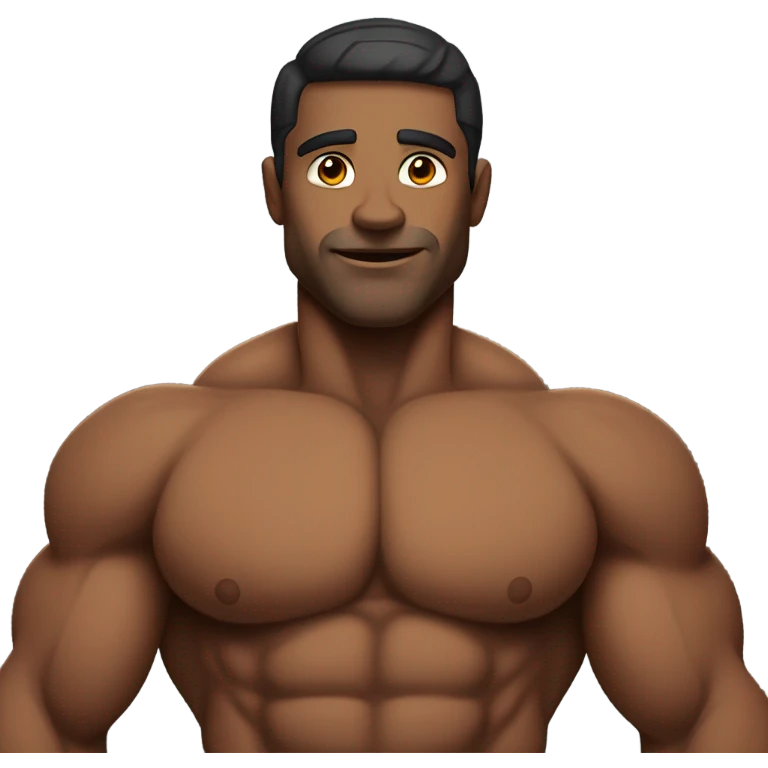 Guy with big muscles  emoji