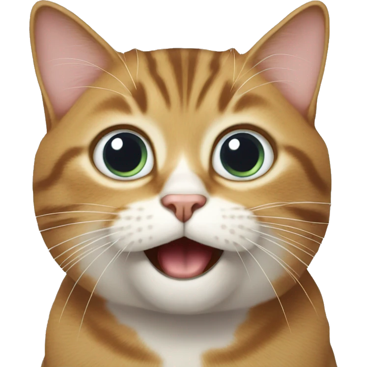 Surprised cat face emoji