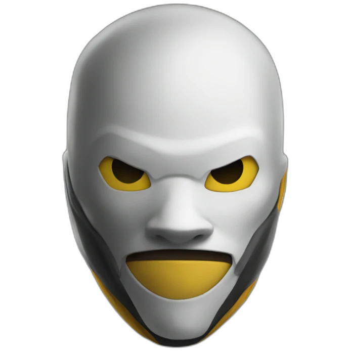 Free fire character hukong wearing mask emoji