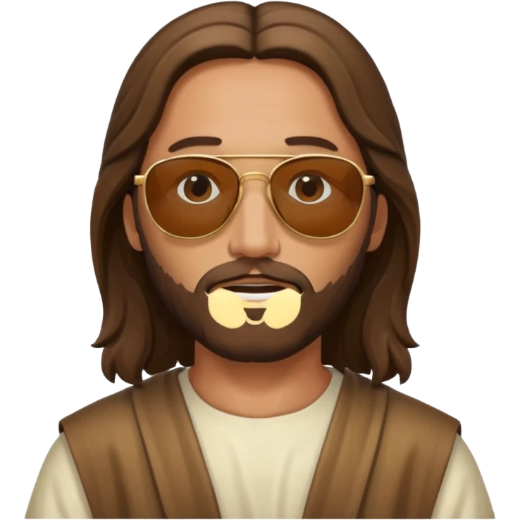 jesus wearing sunglasses emoji