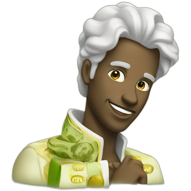 Prince with money  emoji