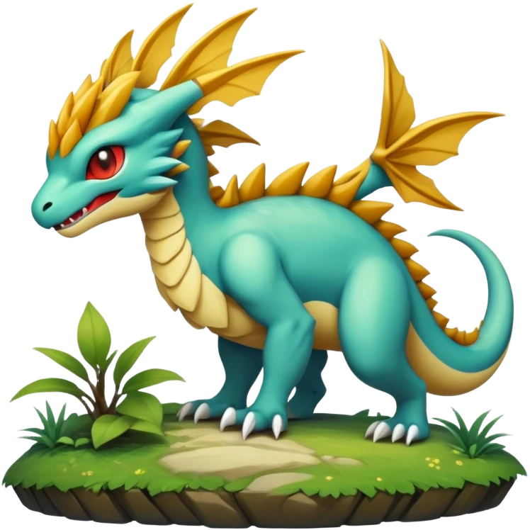  legendary complex detailed aesthetic-Fakémon-creature-scenery emoji