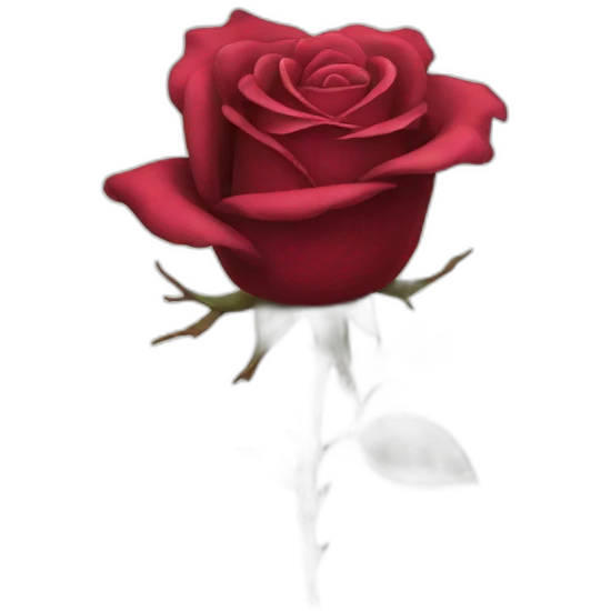 dying rose emoji