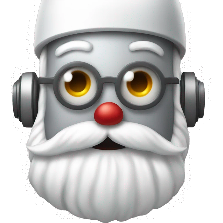 Santa robot emoji