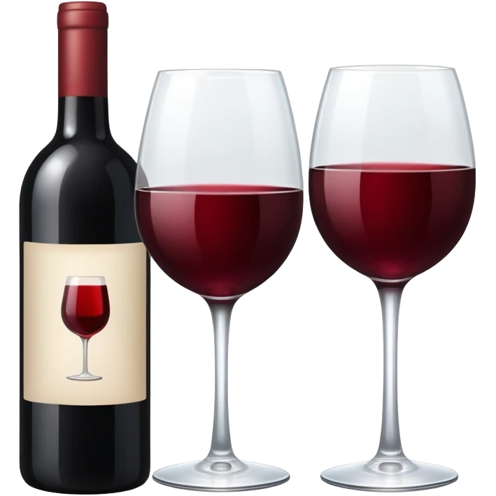 wine bottle emoji