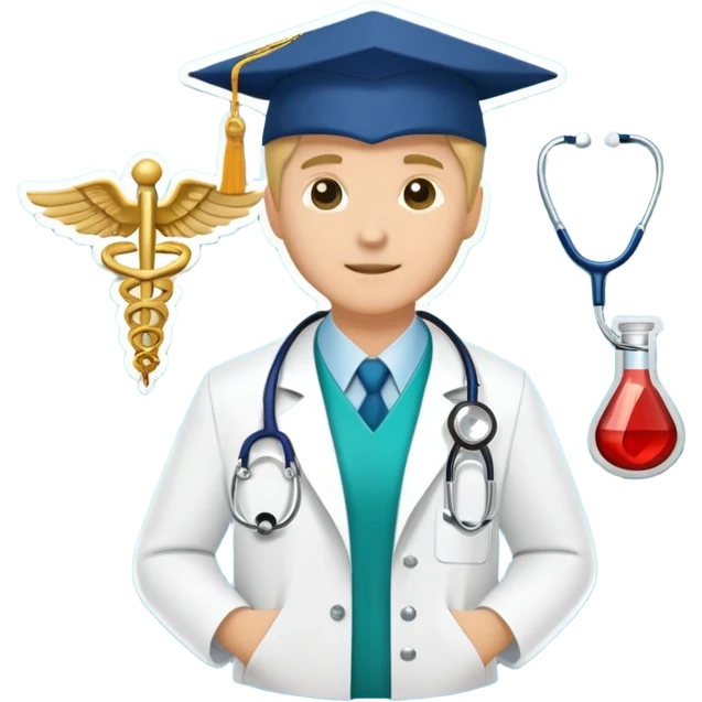 Create a sticker pack for the Medmentor project - a mentoring platform for doctors(Doctors for doctors online) emoji