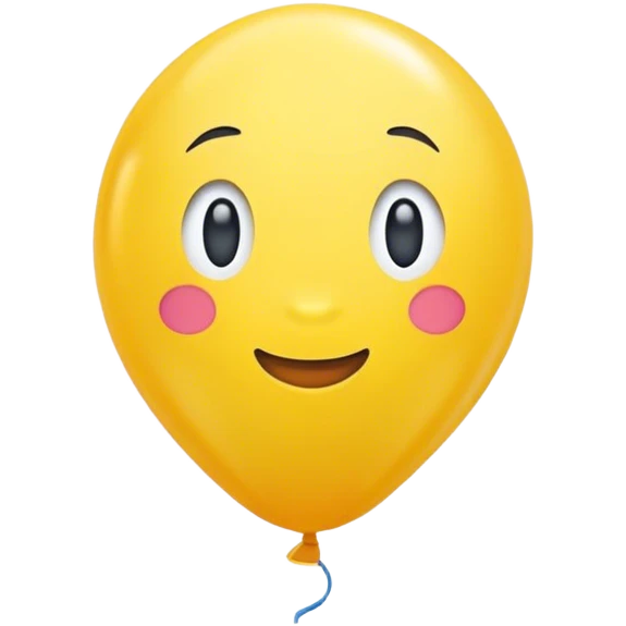 yellow balloon emoji