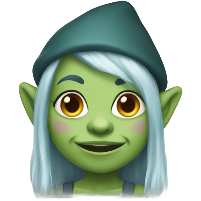 Female troll gnome emoji