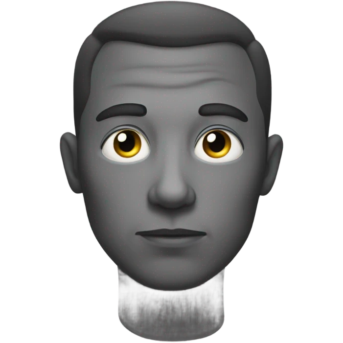 Normal yellow emoji make the botox face emoji