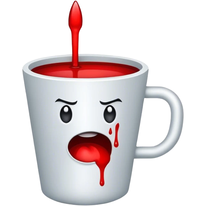 Big bad blood cup emoji