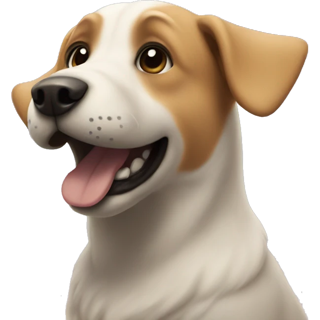 Dog in the sky emoji