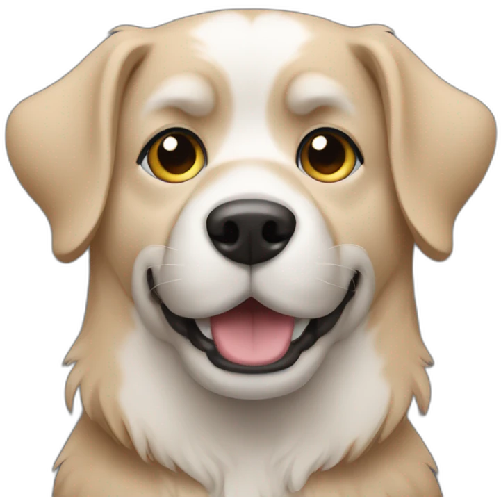 a dog editing videos emoji