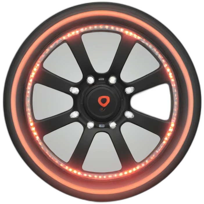 tuning wheel with led lights emoji