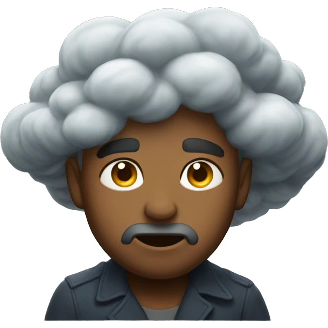 Stormy weather emoji